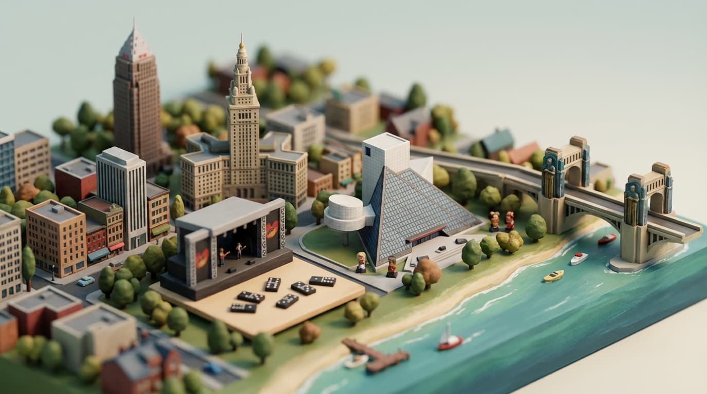Cleveland cityscape