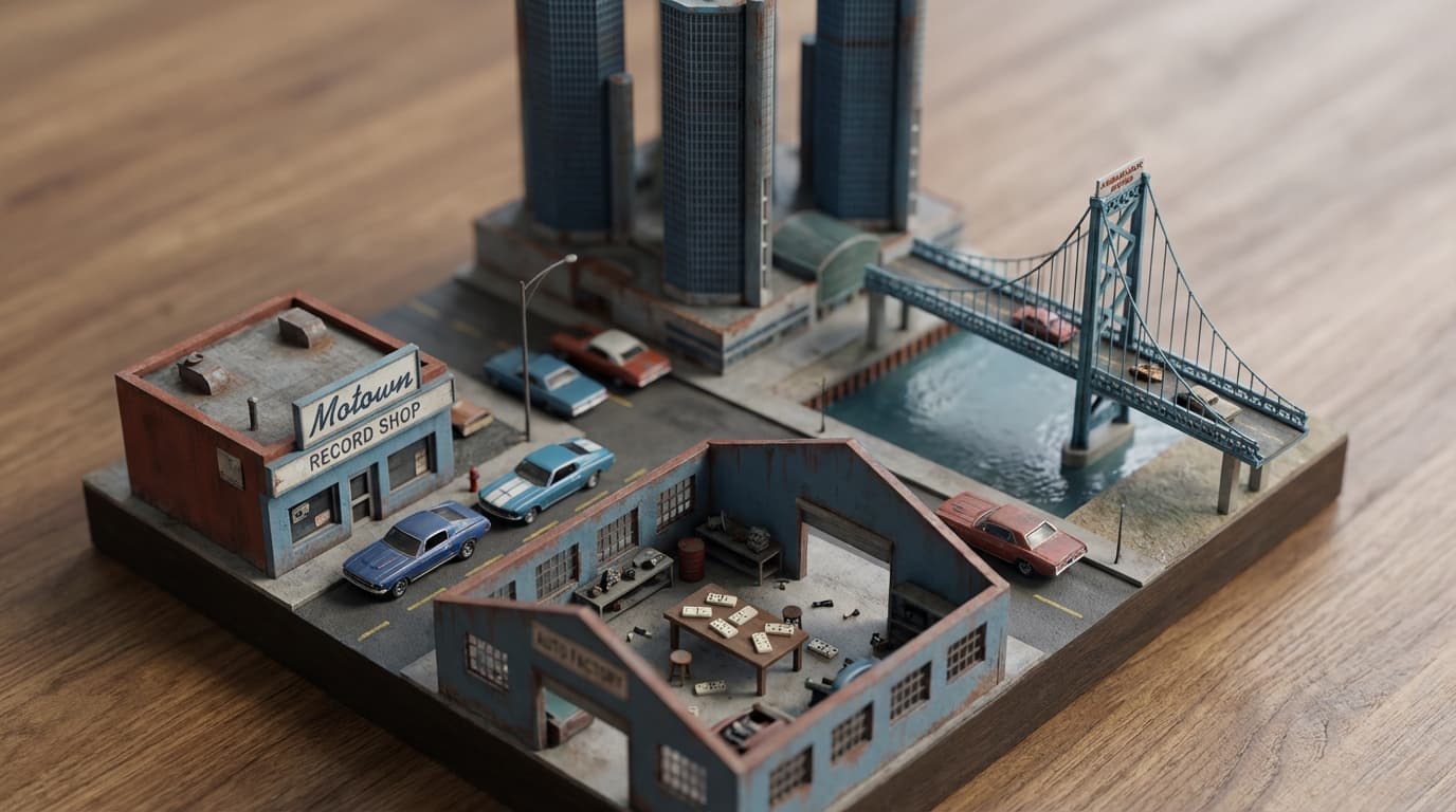 Detroit cityscape